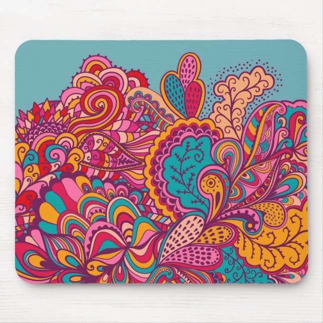 Tapis De Souris Paisley Print Souris (Devant)