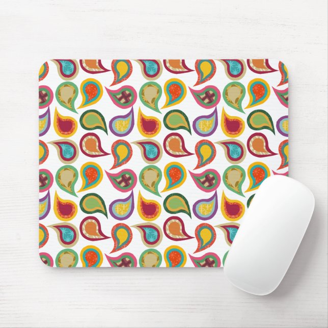 Tapis De Souris Paisleys atomiques (Avec souris)