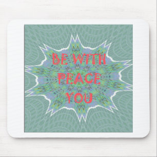 Tapis De Souris Paix, Amour et Afrique Imprimer : Paix Soyez avec