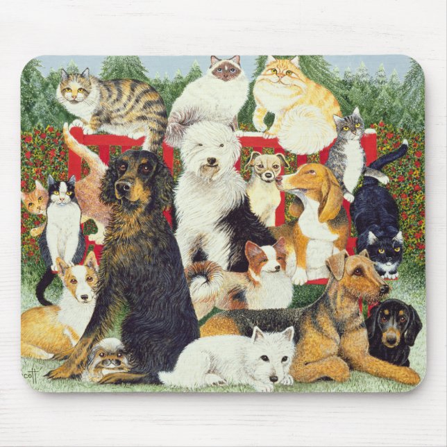 Tapis De Souris Paix de Noël (Devant)
