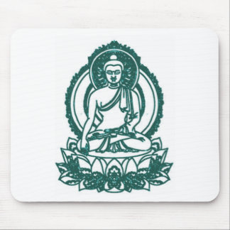TAPIS DE SOURIS PAIX MÉDITANTE SE REPOSANTE DE BOUDDHA