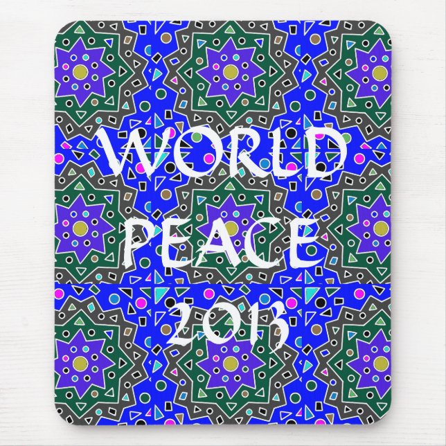 TAPIS DE SOURIS PAIX MONDIALE 2013 (Devant)