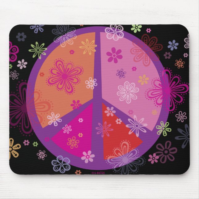 Tapis De Souris Paix MOUSEPAD de Valentine (Devant)