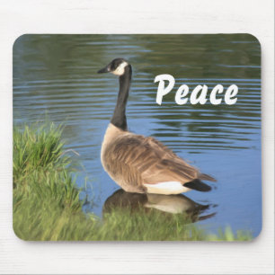 Tapis De Souris Paix Mousepad inspiré d'oie du Canada