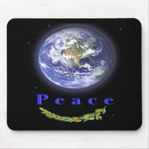 Tapis De Souris paix sur terre mousepad