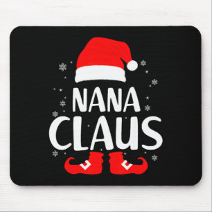 Tapis De Souris Pajam de Noël Nana Claus Léopard Famille Assortie
