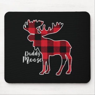 Tapis De Souris Pajama de famille correspondant au buffle rouge de