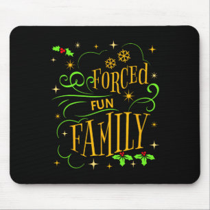 Tapis De Souris Pajamas de Noël Fun Family Forcé Light Père Noël H