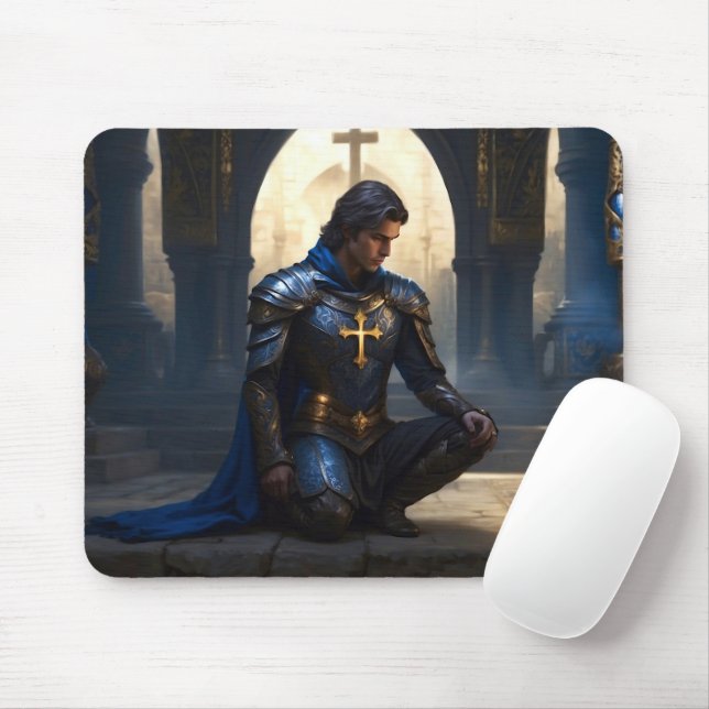 Tapis De Souris Paladin de la prière complice (Avec souris)