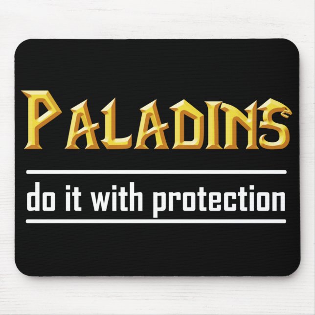 Tapis De Souris Paladin Mousepad (Devant)