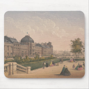 Tapis De Souris Palais des Tuileries, Paris, France Lithographe