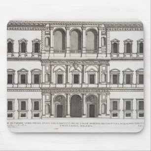 Tapis De Souris Palazzo Farnese, des "Di Roma de Palazzi", partie