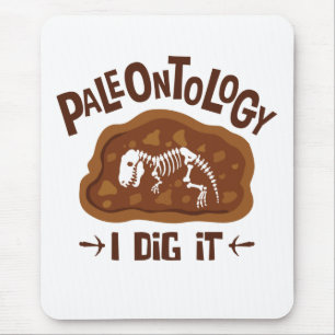 Tapis De Souris Paléontologie Je Creuse Il Paléontologue Dinosaur