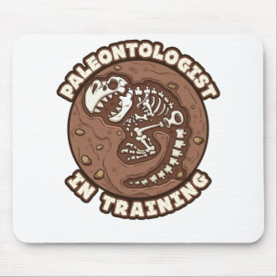 Tapis De Souris Paléontologue pour la formation de l'étudiant en p