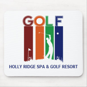 Tapis De Souris Palette de souris Customisée Golfer