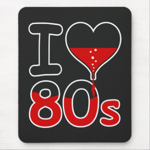 Tapis De Souris Palette de souris Love 80's