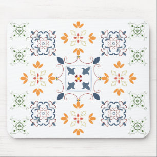 Tapis De Souris Palette de souris Motif Arabesque - Colorée géomét