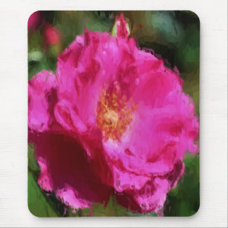 Tapis De Souris Palette rose Dessin Art Fleur