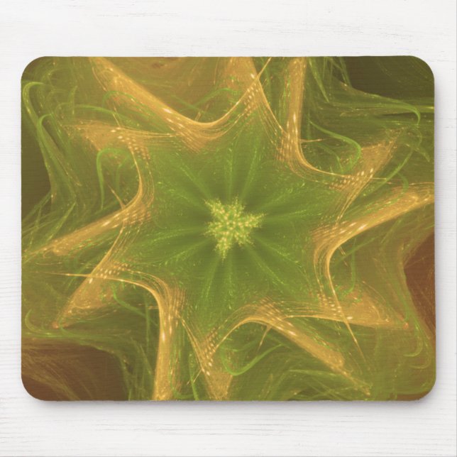 Tapis De Souris Palette verte fractée Mousepad (Devant)