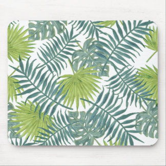 Tapis De Souris Palm Tree Fronds Peinture hawaïenne
