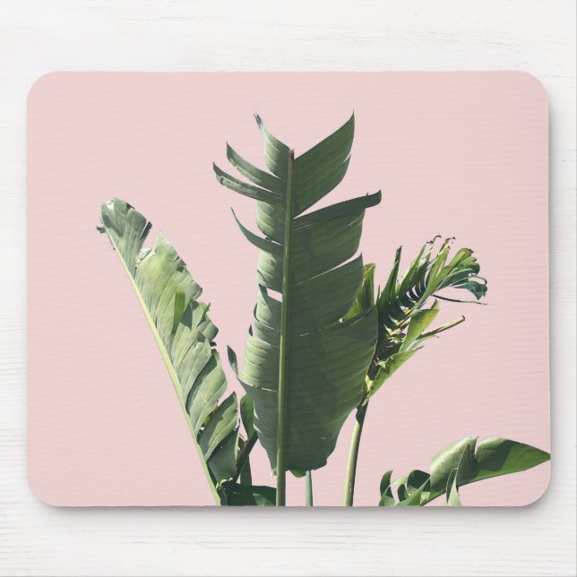 Tapis De Souris palmettes sur le rose (Devant)