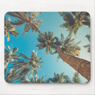 Tapis De Souris Palmiers au cru tropical de plage