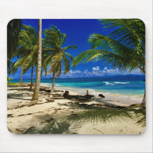 Tapis De Souris Palms tropicaux San Blas Panama Sandy Beach Island