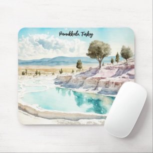 Tapis De Souris Pamukkale Turquie paysage de voyage