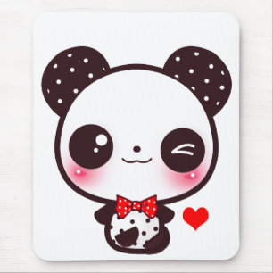 Tapis De Souris Panda de Kawaii