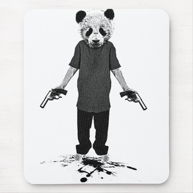 Tapis De Souris Panda de tueur (Devant)