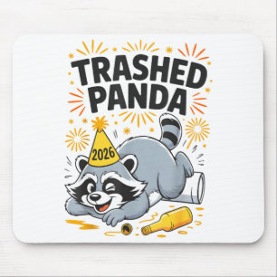 Tapis De Souris Panda Dévasté Nouvel An 2026 Drôle Raton Laveur Iv