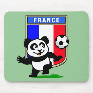 Tapis De Souris Panda du football de la France