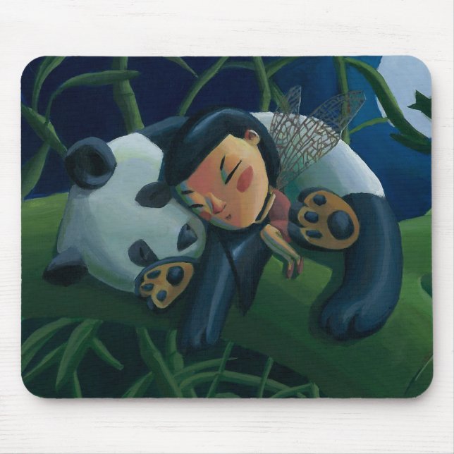 Tapis De Souris Panda et fée (Devant)