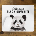 Tapis De Souris Panda Funky Moderne Noir Et Blanc Avec Citation<br><div class="desc">Panda Funky Moderne Noir Et Blanc Avec Citation</div>