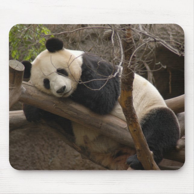 Tapis De Souris Panda géant Mousepad d'ours panda et de bébé (Devant)