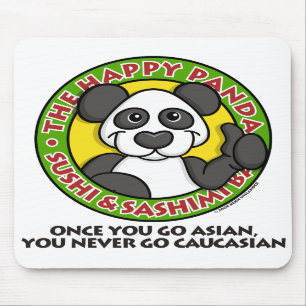Tapis De Souris Panda heureux Mousepad