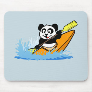 Tapis De Souris Panda Kayak