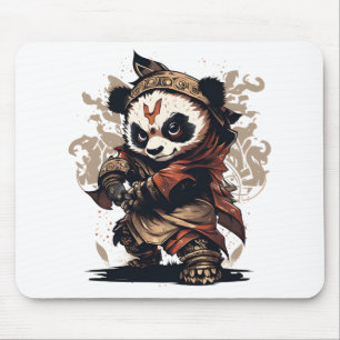 Tapis De Souris panda Mousepad, cool kungfu