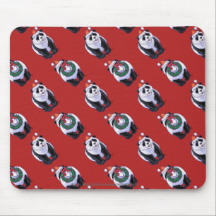Tapis De Souris Panda Ours Noël Rouge