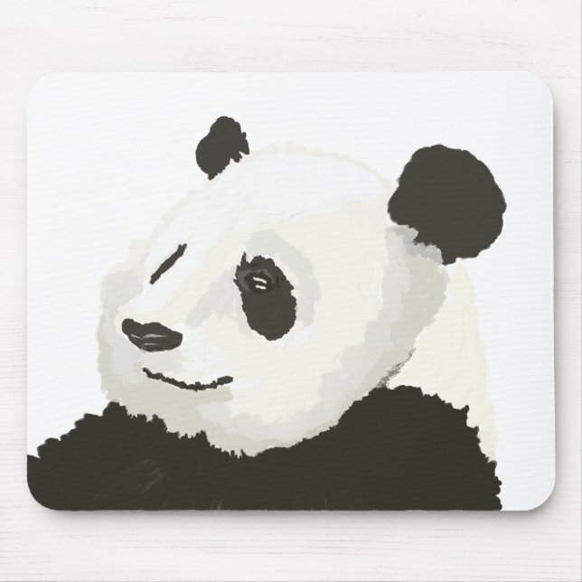 Tapis De Souris Panda Peint Panda Souris (Devant)