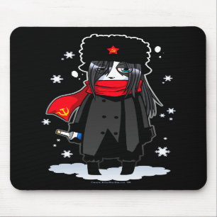 Tapis De Souris Panda soviétique ivre Mousepad