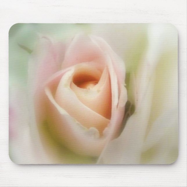 Tapis De Souris Panier à souris rose souple (Devant)
