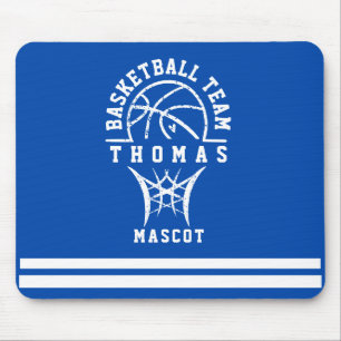 Tapis De Souris Panier de basketball mini personnalisé avec nom de