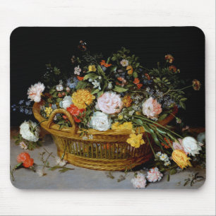 Tapis De Souris Panier de fleurs, Jan Brueghel le plus jeune