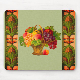 Tapis De Souris Panier de fruits d'art vintage