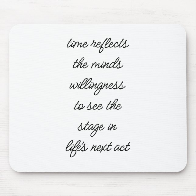 Tapis De Souris Panier de souris à la prochaine étape de la vie (Devant)