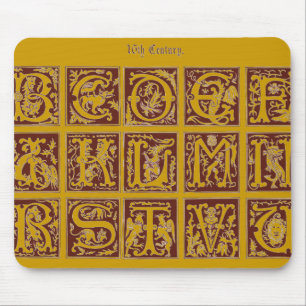 Tapis De Souris Panier de souris Alphabet