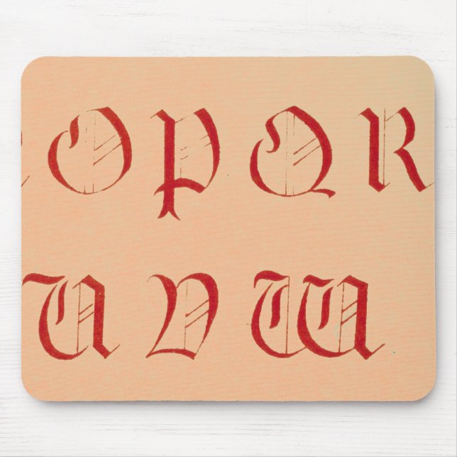 Tapis De Souris Panier de souris Alphabet (Devant)