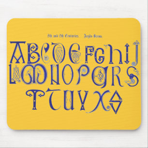Tapis De Souris Panier de souris Alphabet