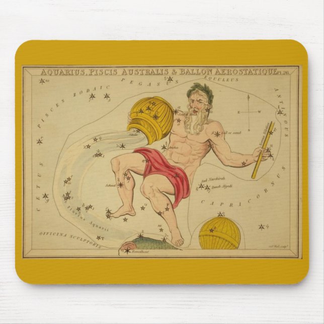 Tapis De Souris Panier de souris Aquarius (Devant)